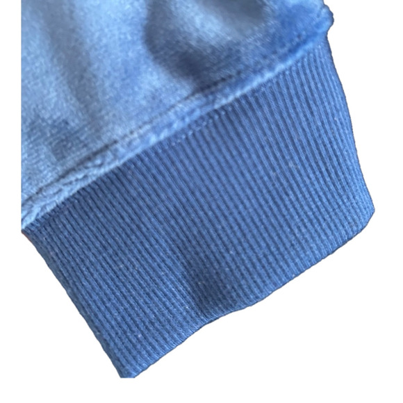 GEORGE Velour Hoodie Blue Size XXL NWT Y2K 90s Athleisure Loungewear Cozy - Picture 4 of 4